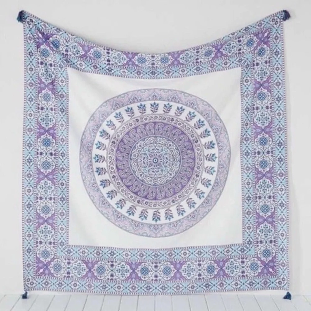 Plum & Bow Large Tapestry Mandala Fabric Wall Hanging Bed Cover Boho Home Decor